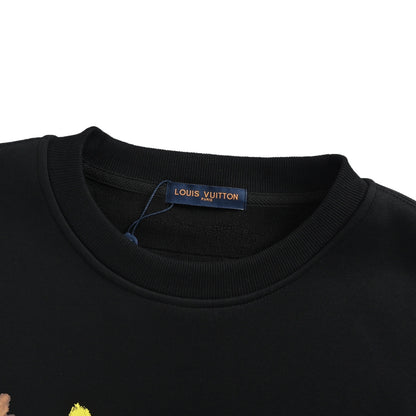 Louis Vuitton 25Fw painted round neck sweatshirt