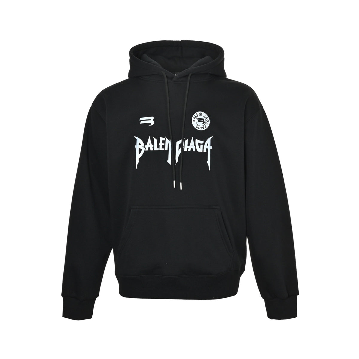 Balenciaga/Balanciaga 25Fw Gothic letter print hooded sweatshirt