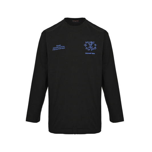 Louis Vuitton 25Fw Dreamer graffiti slogan new flower long-sleeved T-shirt