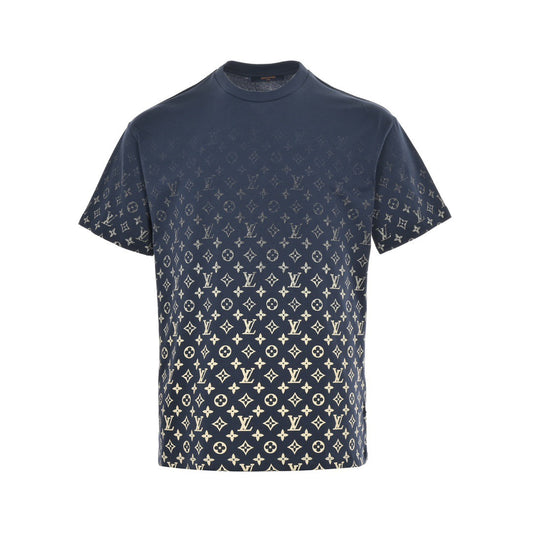 Louis Vuitton 22ss gradient all-over presbyopia printed short sleeves
