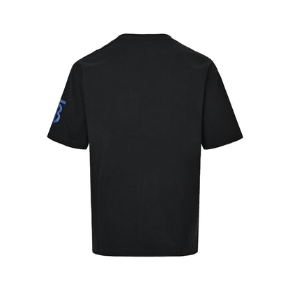 Burberry hollow war horse print short sleeves