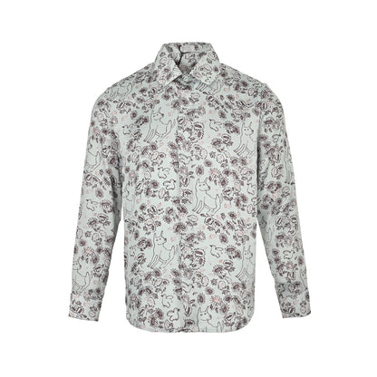 Dior 25ss flower and bird print shirt
