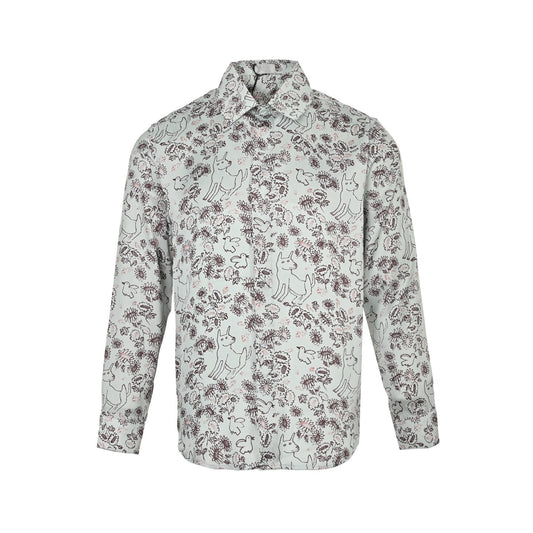 Dior 25ss flower and bird print shirt