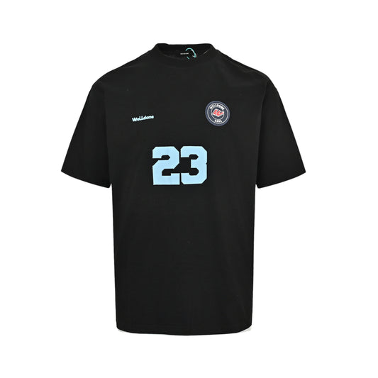 WE11DONE number 23 printed short sleeves