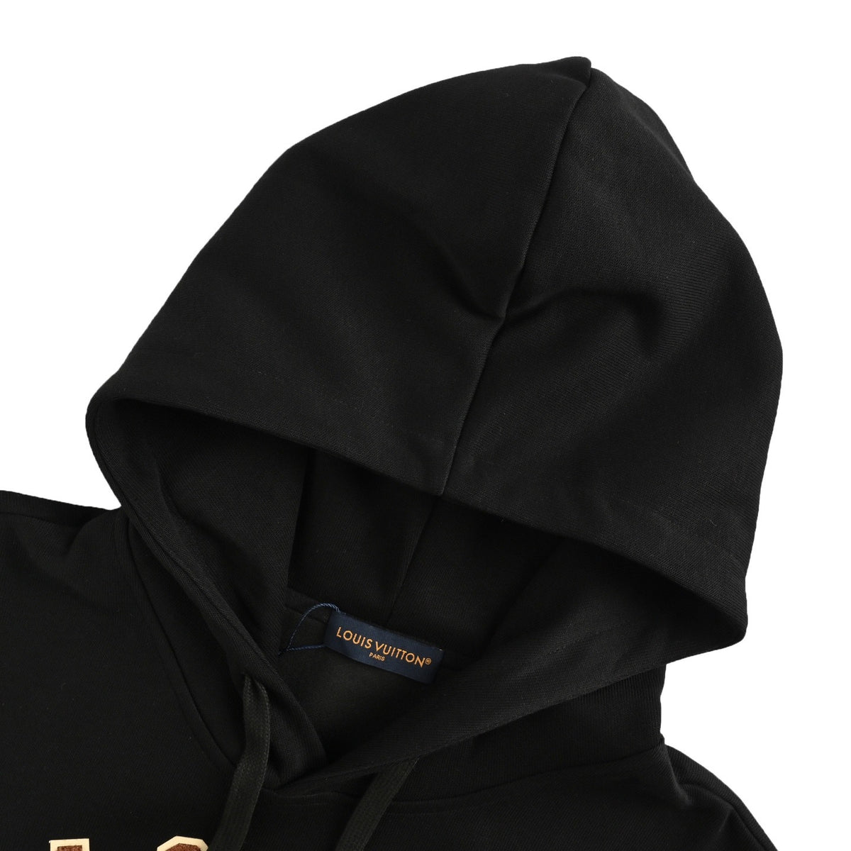 Louis Vuitton 25Fw towel patch letter logo hooded sweatshirt