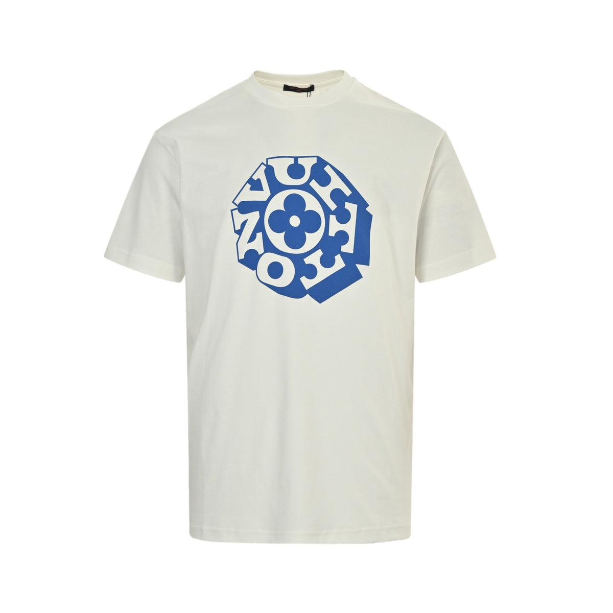 Louis Vuitton 25ss letter floral print short sleeves