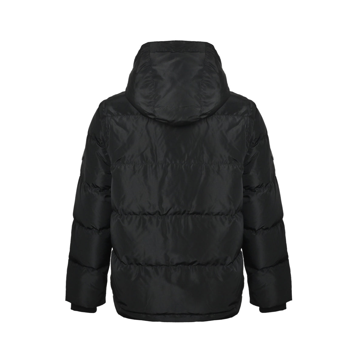 Burberry detachable sleeve hooded plaid hooded down jacket
