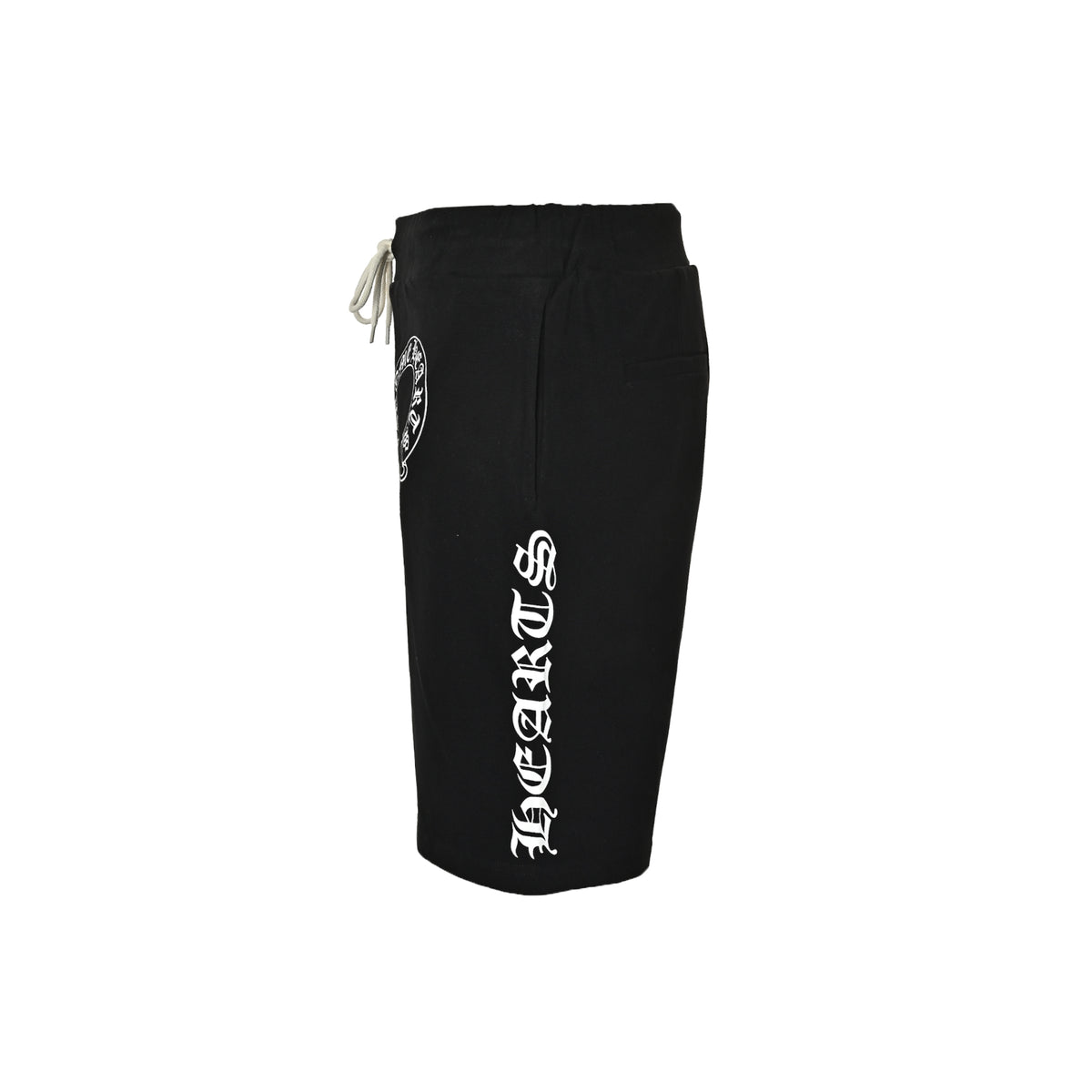 Chrome Hearts Sanskrit scroll print shorts