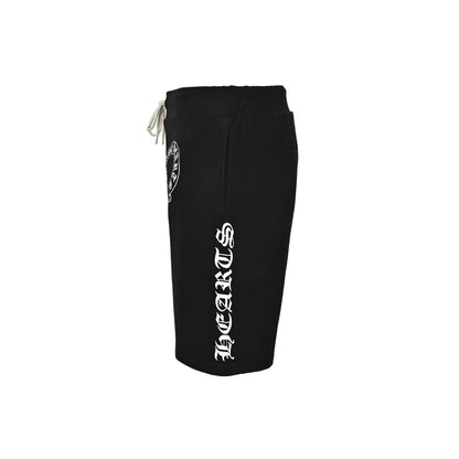 Chrome Hearts Sanskrit scroll print shorts