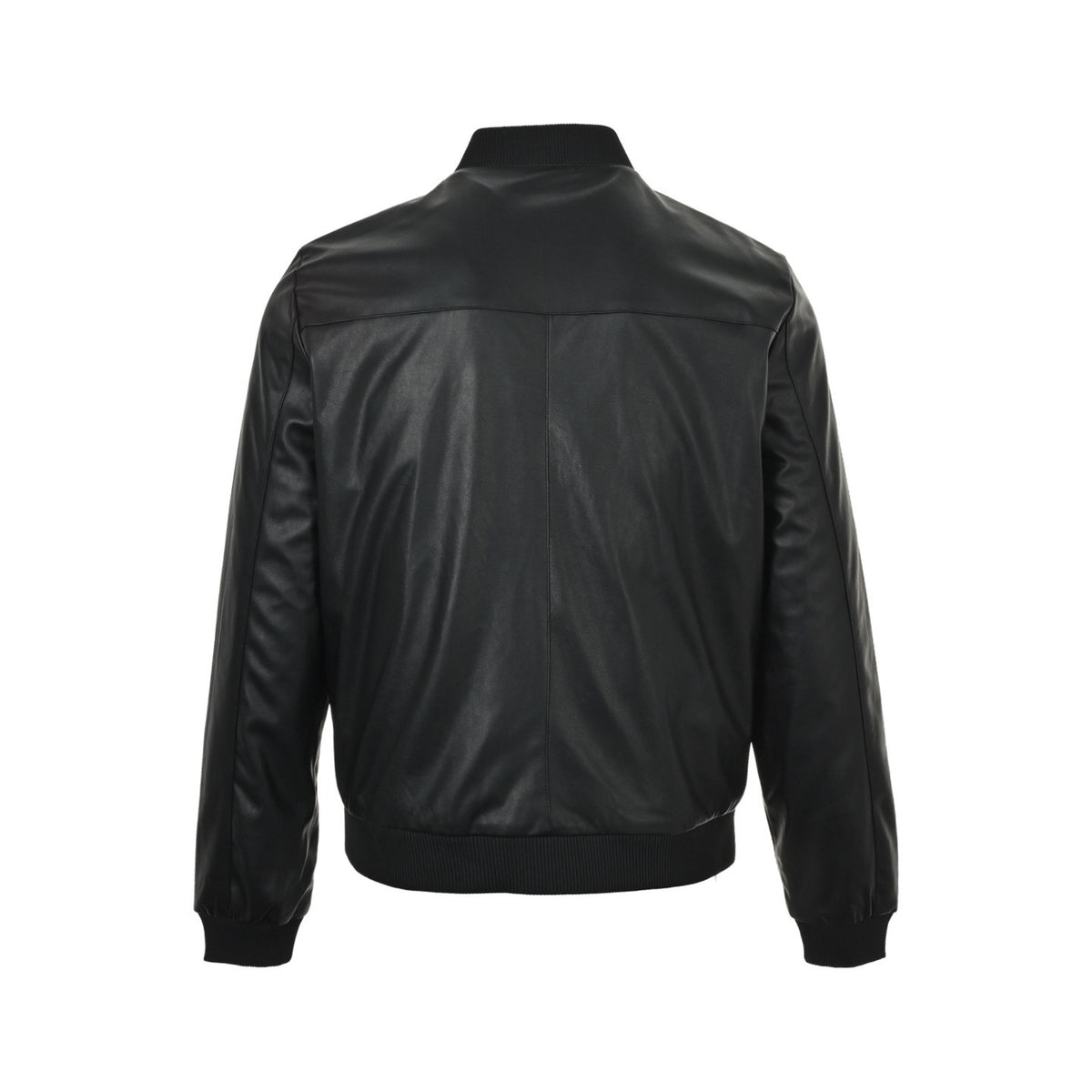 Prada 25Fw triangle logo reversible leather nylon jacket