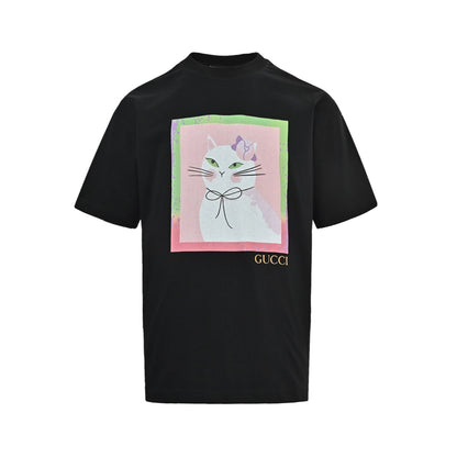 Gucci 26ss fun cartoon series short sleeves