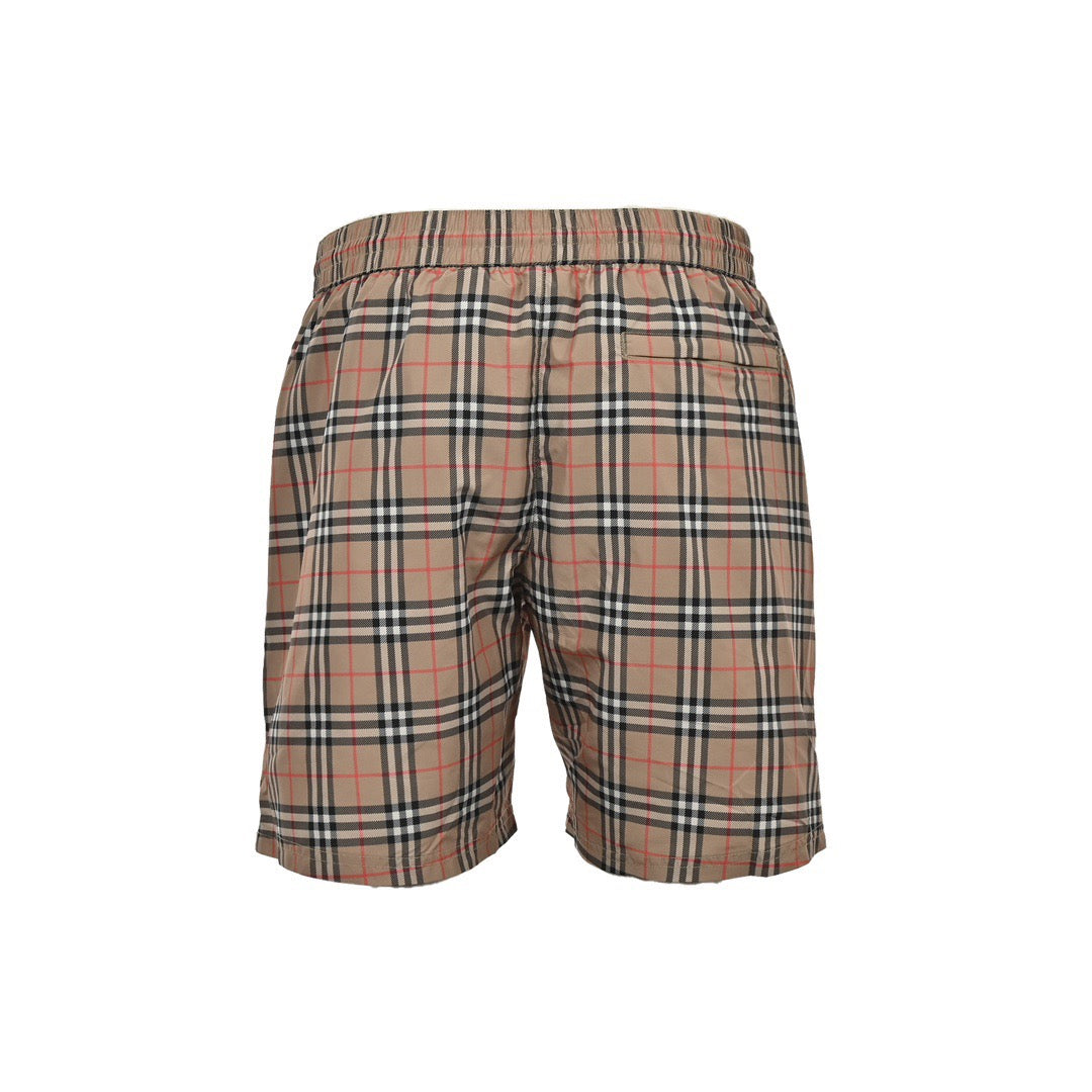 Burberry classic plaid beach shorts