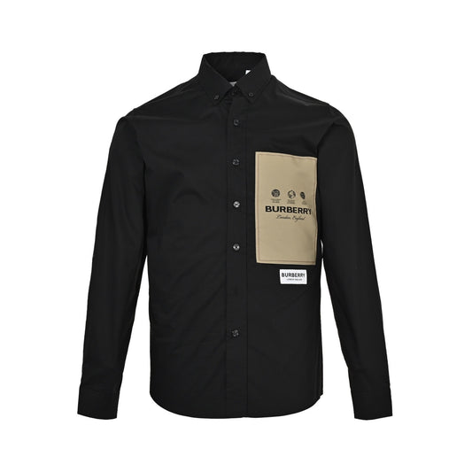Burberry classic label plaid shirt