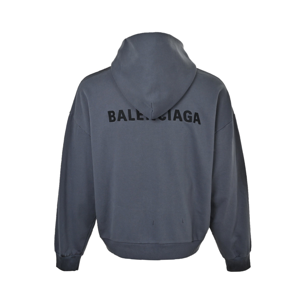 Balenciaga distressed embroidered hand-painted zipper hooded sweatshirt jacket