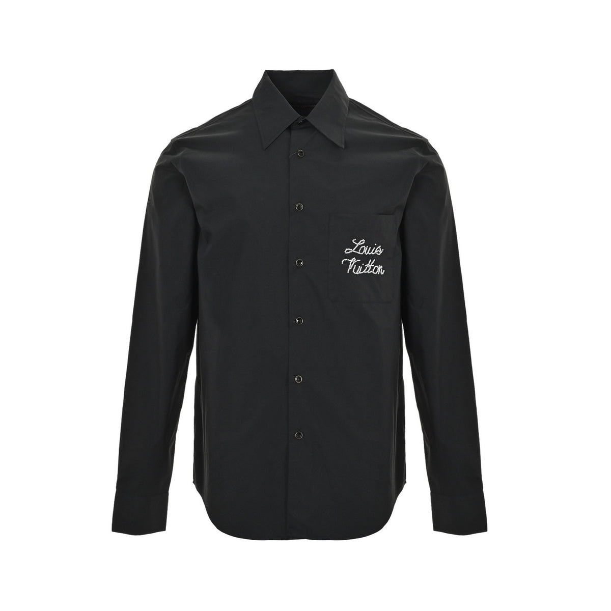 Louis Vuitton 25Fw beaded Antetokounmpo logo shirt