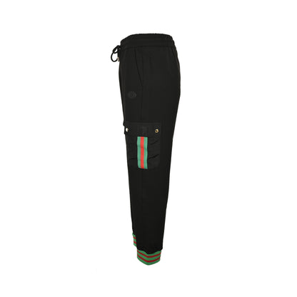 Gucci 25Fw side pocket webbing splicing suit overalls trousers