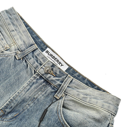 Burberry 23Fw pocket embroidered wheat jeans
