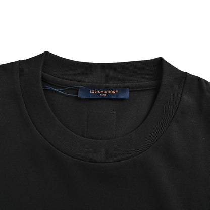 LouisVuitton/Louis Vuitton retro embroidered little fox ribbon badge short sleeves