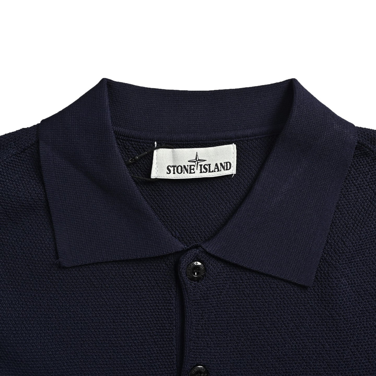 Stone Island logo embroidered Polo short sleeves