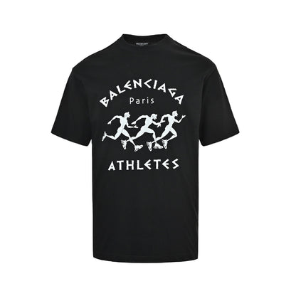 Balenciaga Marathon running printed short-sleeved shirt