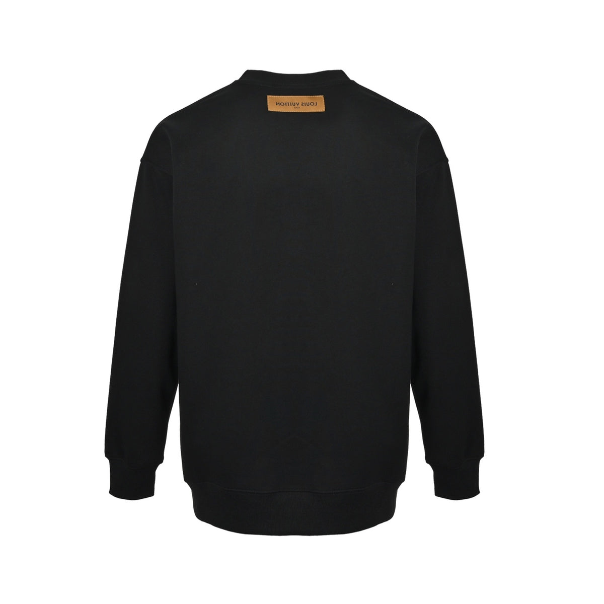 Louis Vuitton hand-painted graffiti letter print crew neck sweatshirt