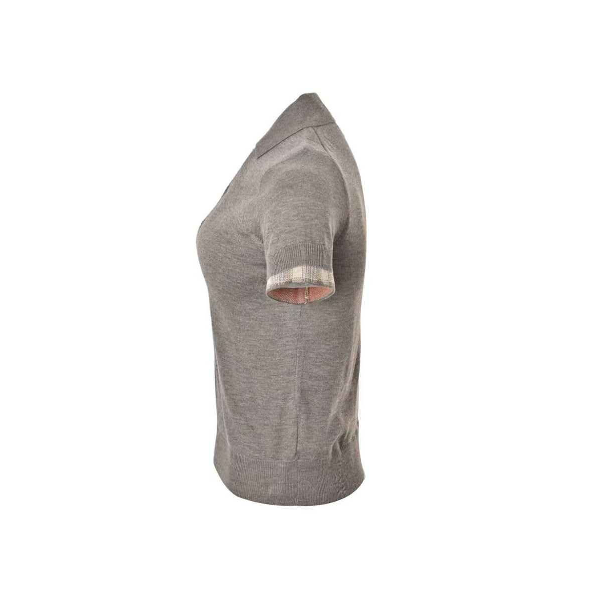 AcneStudios Fake Two-piece Cashmere Knit Lapel Polo Short Sleeve