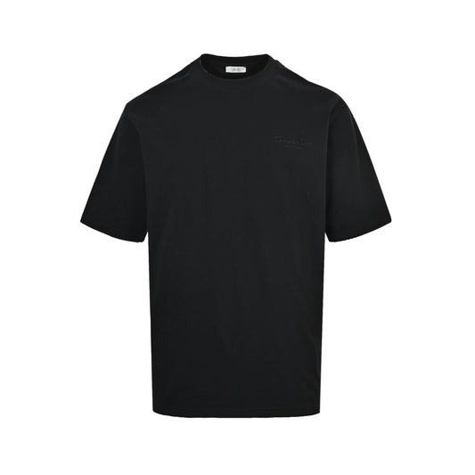 Dior signature letter embroidered short sleeves