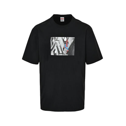 Supreme Spider-Man printed short sleeves