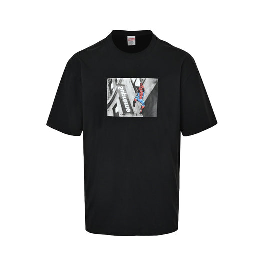 Supreme Spider-Man printed short sleeves