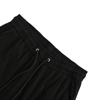 Chrome Hearts pressed leather cross patch embroidered trousers