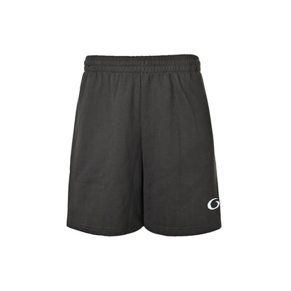 Balenciaga circle embroidered diagonal pocket shorts