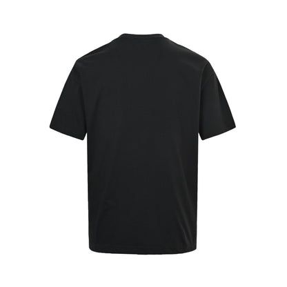 Loewe/Loewei colorful letter logo embroidered short sleeves