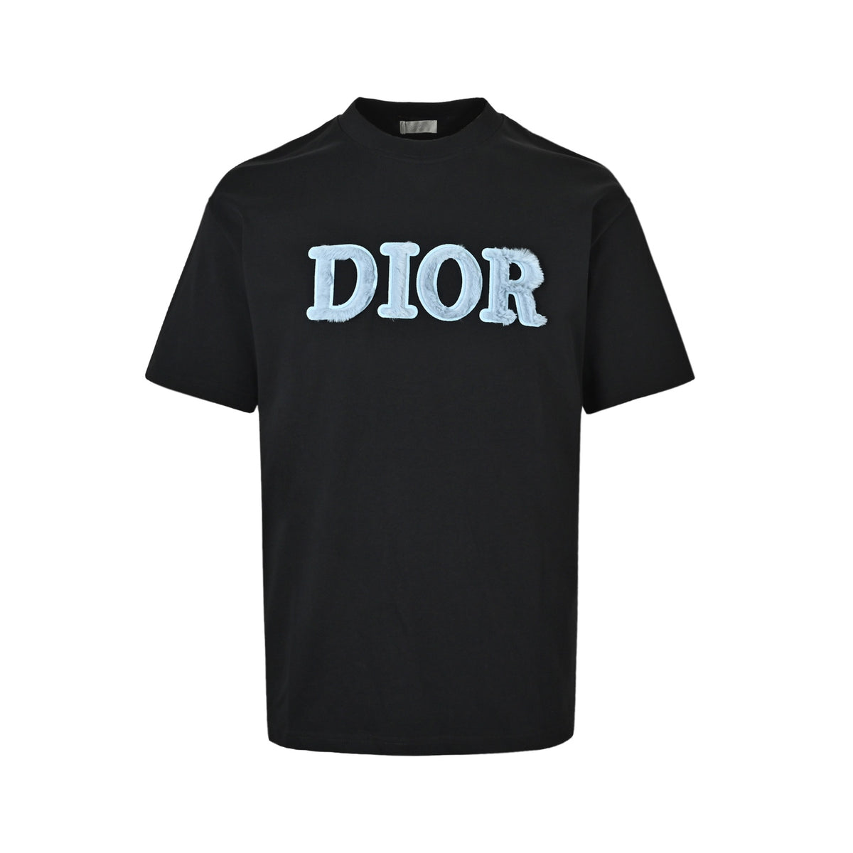 Dior plush letter logo short sleeves