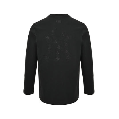 MLB 25Fw long-sleeved T-shirt with large logo embroidery on the back
