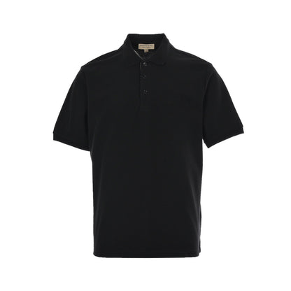 Burberry classic war horse embroidered small label Polo short sleeves