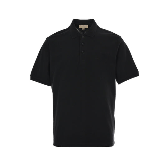 Burberry classic war horse embroidered small label Polo short sleeves