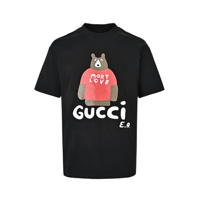 Gucci 26ss fun cartoon series short sleeves