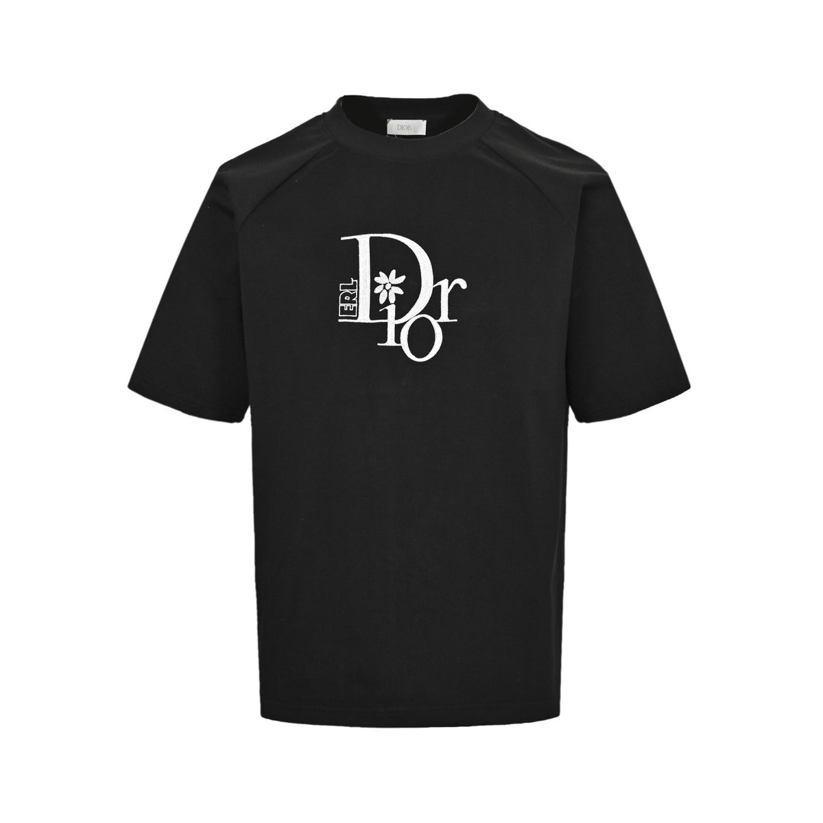 Dior & ERL joint embroidered logo short sleeves