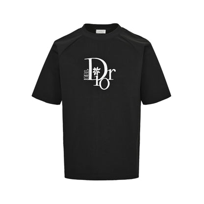 Dior & ERL joint embroidered logo short sleeves