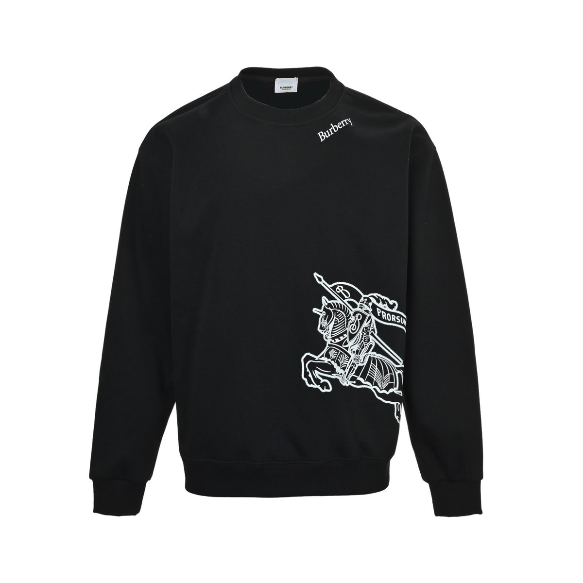 Burberry 25Fw sketch war horse print round neck sweatshirt