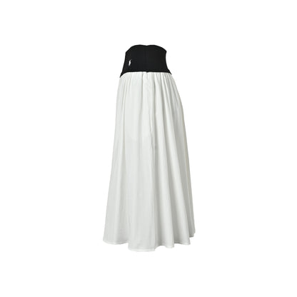 Ralph Lauren 𝗔 contrasting color elastic waist skirt