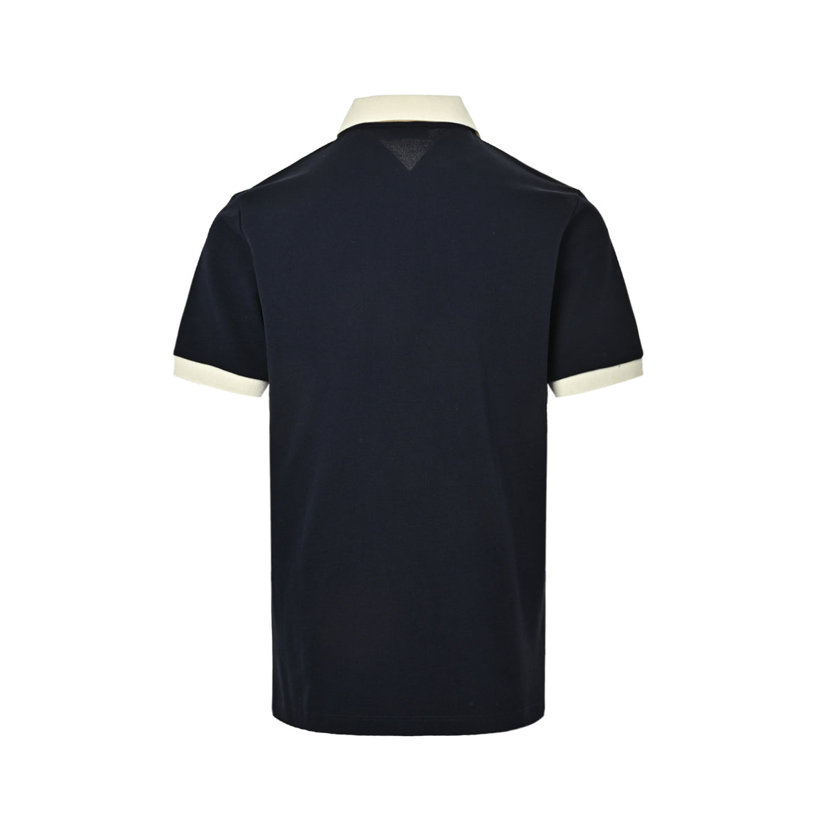 Loewe/Luoyiwei 26ss contrast lapel embroidered logo Polo short sleeves