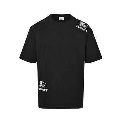 Burberry 26ss symmetrical war horse short sleeves