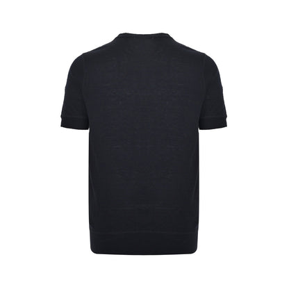 Prada 25ss classic logo jacquard knitted short sleeves