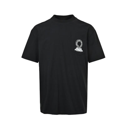 Chrome Hearts/Chrome Heart Horseshoe Cross Print Short Sleeve