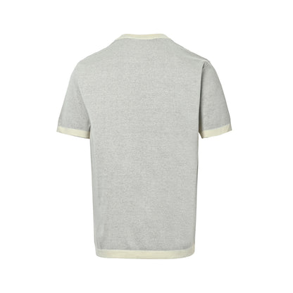 Louis Vuitton letter old pattern jacquard knitted short sleeves