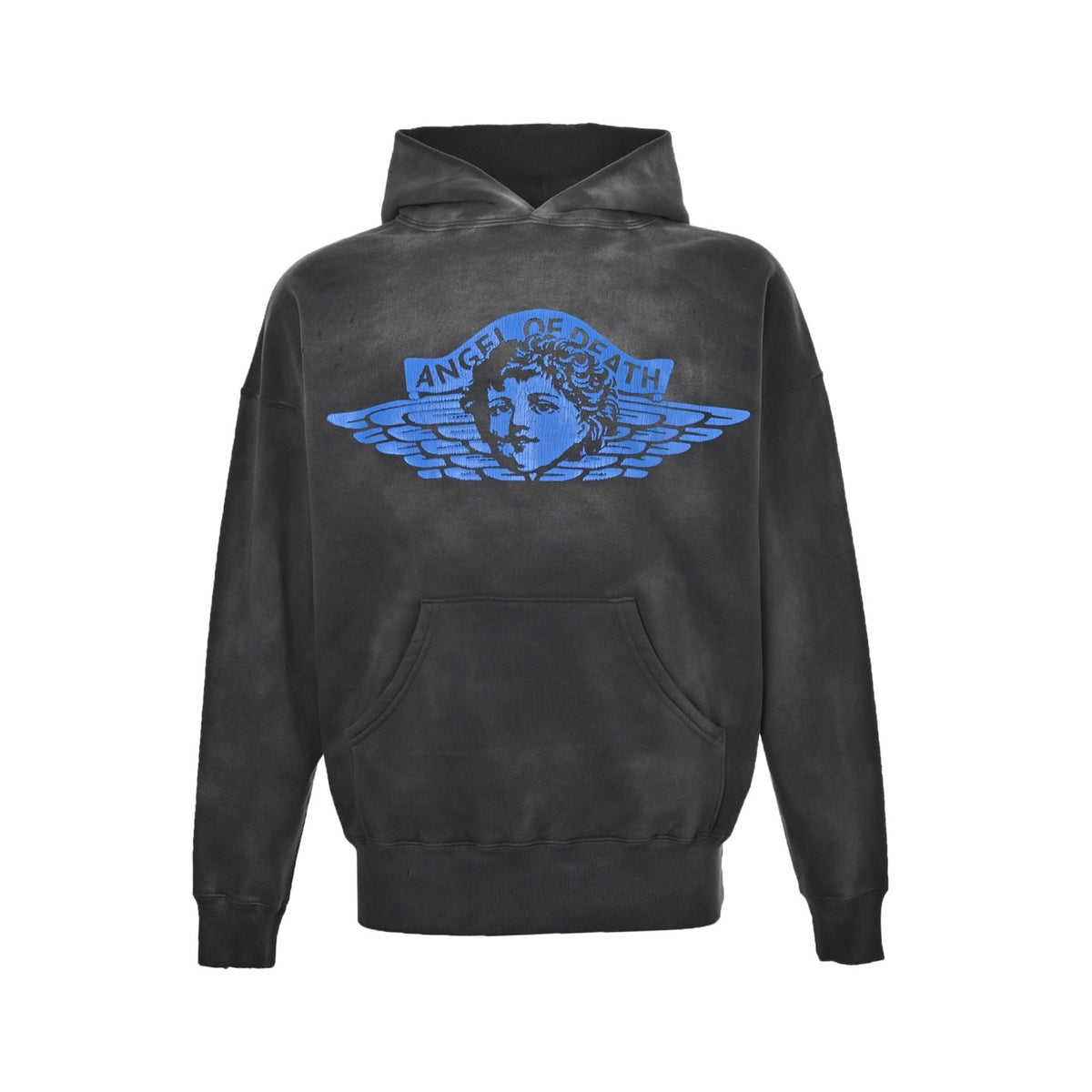 SAINT MICHAEL angel rebirth printed hooded sweatshirt
