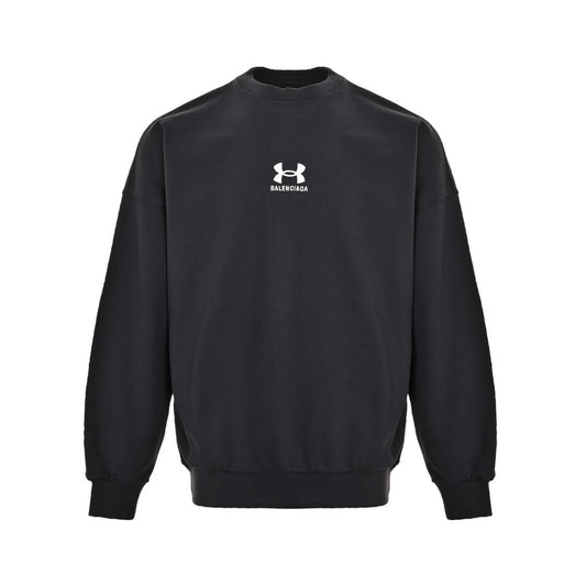 Balenciaga/Balanciaga 24Fw Under Armor joint embroidered logo round neck sweatshirt