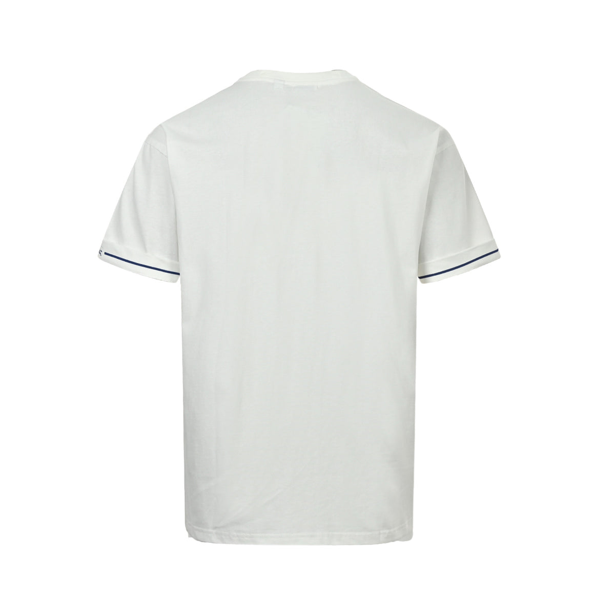 Burberry cuffs webbing printed round neck short sleeves