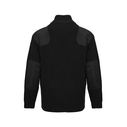Prada triangle patchwork knitted sweater jacket